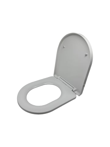 relaxdays Toilettendeckel in Weiß - (B)36 x (T)42 cm