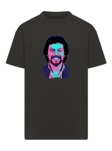 F4NT4STIC Oversize T-Shirt TV Times Jeremy Beadle 1982 Pop Art in schwarz