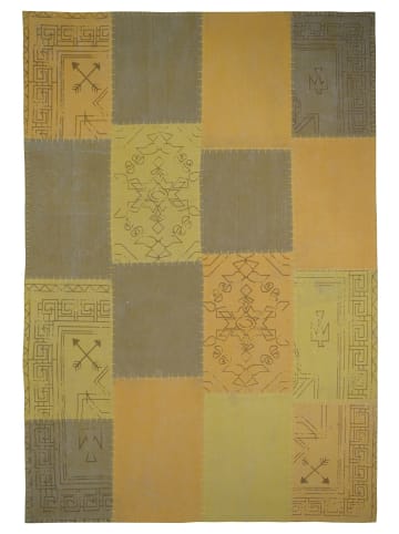 Kayoom Kurzflor Teppich Lyrical 210 in multi - gelb - rechteckig