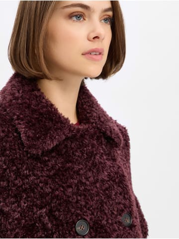 Fuchs Schmitt Kunstfelljacke in aubergine