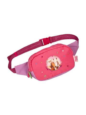 Die Spiegelburg Bauch/Crossover Tasche - Pferdefreunde, 17cm, pink, ab 6 Jahre
