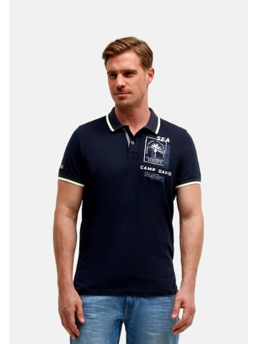 CAMP DAVID  Poloshirt 'Oceanfront' in dunkelblau