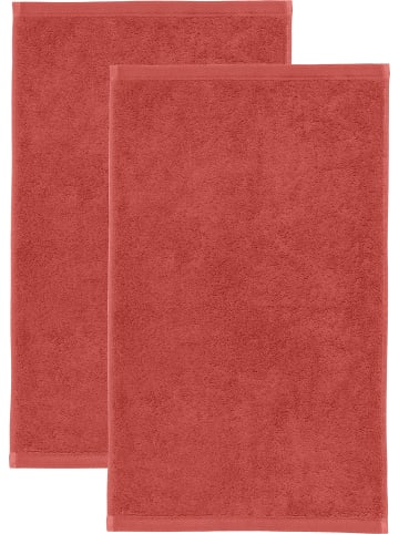 Erwin Müller Frottier Gästetuch 2er-Pack Heidenheim in terra