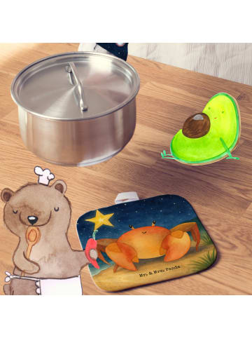 Mr. & Mrs. Panda Ofenhandschuhe Sternzeichen Krebs Design ohne S... in Weiß