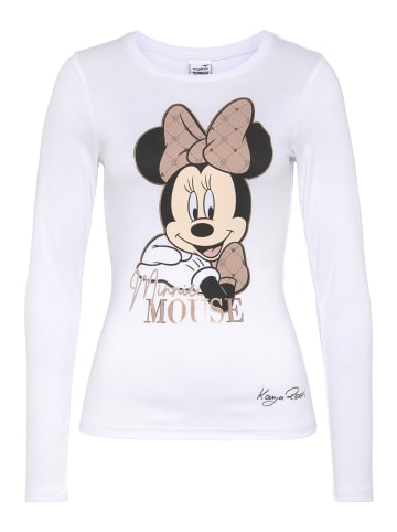 Kangaroos Langarmshirt in weiß