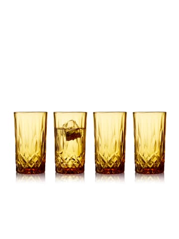 Lyngby Glas Highball Sorrento in Amber