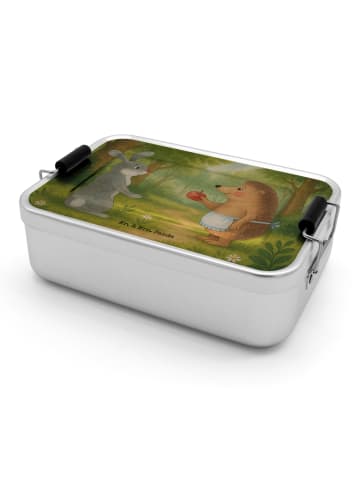 Mr. & Mrs. Panda aluminium brotdose Hase Igel Design ohne Spruch in Weiß