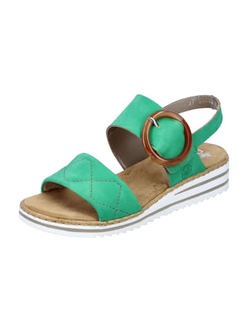 rieker Komfort Sandalen in Grün