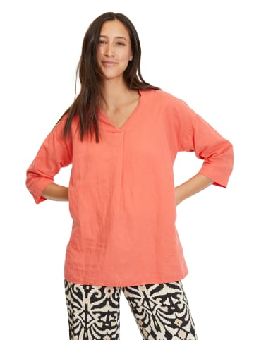 CARTOON Leinenbluse mit 3/4 Arm in Light Hibiscus