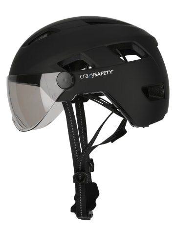 Crazy Safety E-Bike Helm Oak in 1001 Black