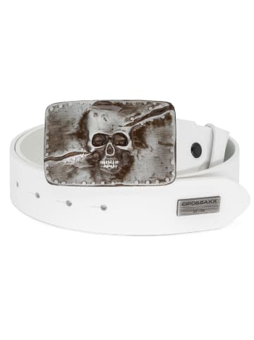 Cipo & Baxx Gürtel  85cm x 3,8 in White