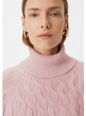 comma Strickpullover langarm in Pink