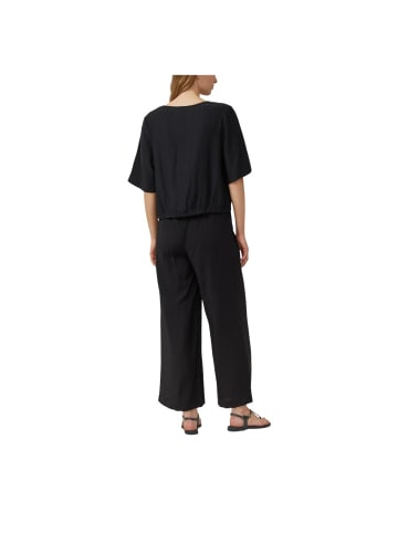 S.OLIVER RED LABEL Halbarmbluse in schwarz1