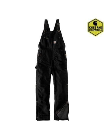 CARHARTT  Latzhose "Insulated Bib 104393" in Schwarz