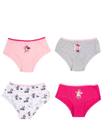 Disney 4er Pack Disney Minnie Mouse Slip in Mehrfarbig