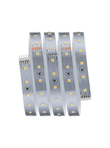 paulmann MaxLED 500 Basisset 1,5m Warmweiß IP20 2700K 5,5W 230/24V 12VA Silber
