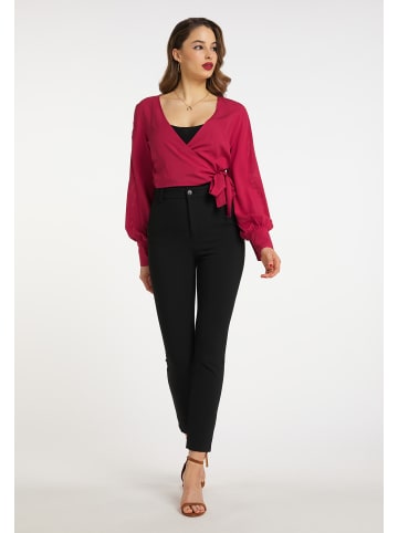 faina Damen Wickeltop in Rot