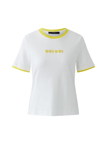 Oui T-Shirt in yellow white
