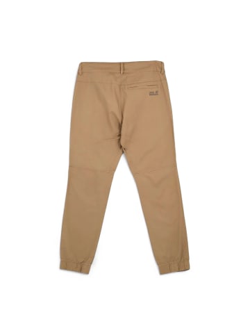 Jack Wolfskin Wanderhose Cuffed Stoffhose in Braun