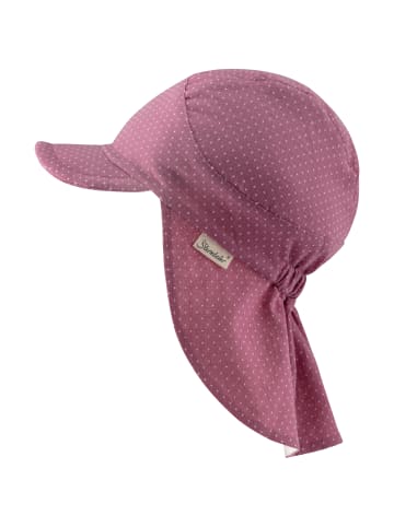Sterntaler Mädchen Schirmmütze Mit Nackenschutz – Floral Bedruckt, Aus Bio-Musselin, Für Sonnenschutz Im Sommer