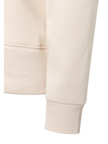 More & More softes Sweatshirt "Cat-Print" in powder creme