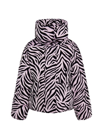 faina Steppjacke Mit Zebra-Print in Mauve Zebra