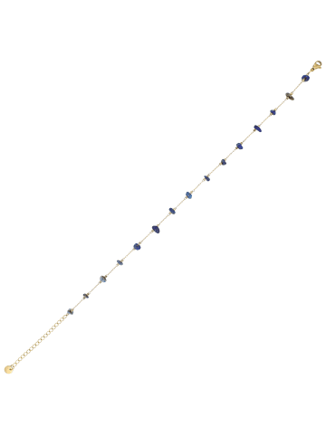 Adeliás Damen Anhänger aus Edelstahl mit Perle in gold