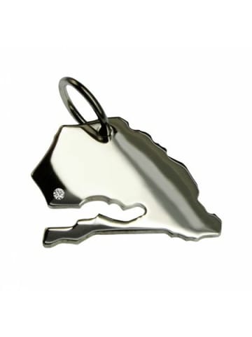 Schmuckador Senegal Anhänger mit Brillant 0,015ct 925 Silber in silber