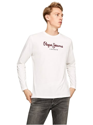 Pepe Jeans Langarmshirt EGGO LONG N in Weiß