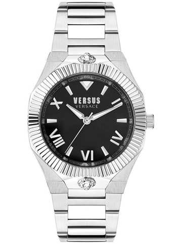 Versace Quarzuhr für Damen in silber