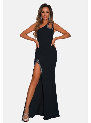 Moda Minx Abendkleid Bonnie Long Slit Dress in black