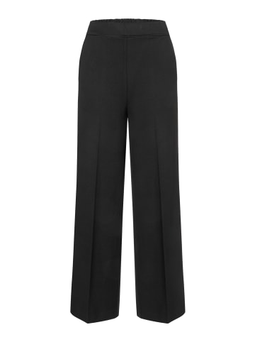 More & More bequeme, verkürzte Jerseyhose in black