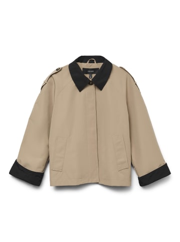 Vero Moda Langer Parka in Silver Mink