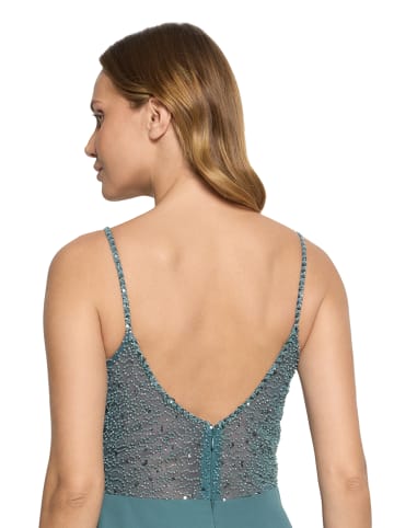 Vera Mont Abendkleid mit Stickerei in Cloudy Sky