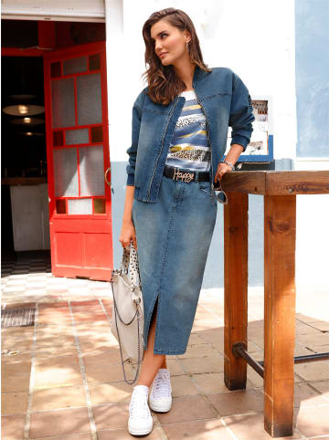 WITT WEIDEN Blouson in blue-bleached