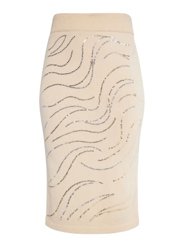 usha BLACK LABEL Damen Midirock in Creme