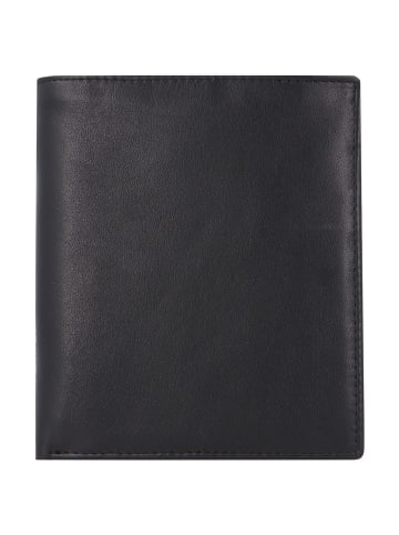 Esquire Frankfurt Geldbörse RFID Schutz Leder 11 cm schwarz