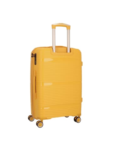 D&N Travel Line 4200 4-Rollen Kofferset 3 tlg. in yellow