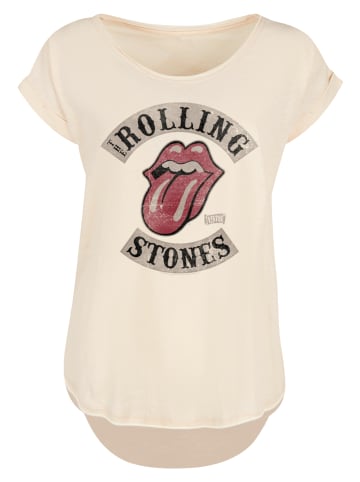 F4NT4STIC Long Cut T-Shirt The Rolling Stones Tour '78 in Whitesand