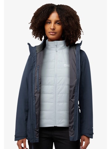 Jack Wolfskin Kombijacke in blau