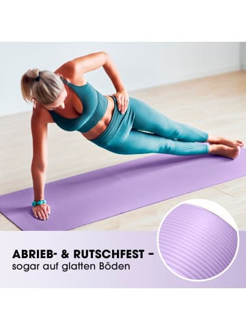 World Fitness Fitnessmatte Yamuna 183x61x1,5cm lila lila