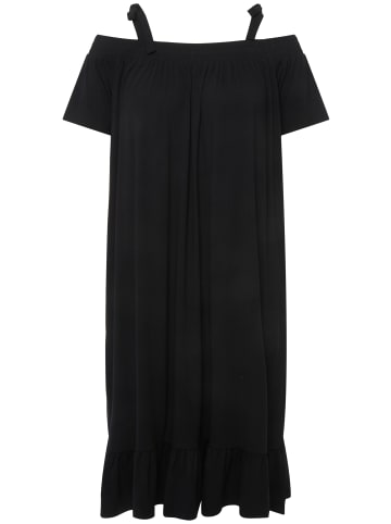 Ulla Popken Jerseykleid in schwarz