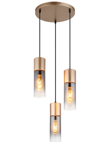 Globo lighting Hängeleuchte "ANNIKA" in brown