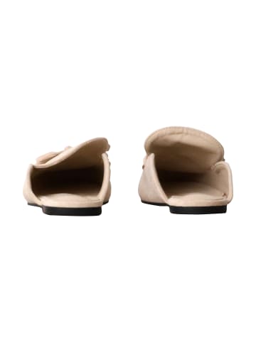 Joia Pantoletten zum Hineinschlüpfen Beige