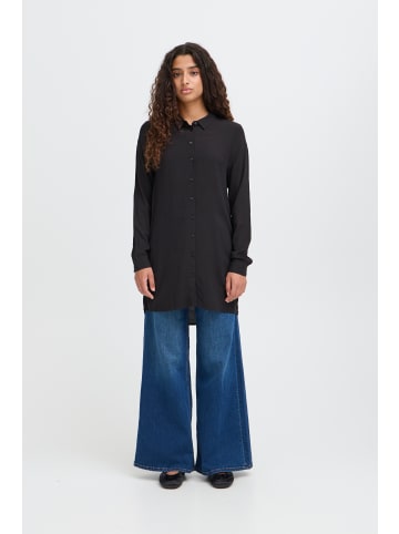 ICHI Hemd langarm IHMAIN Relaxed fit in Black