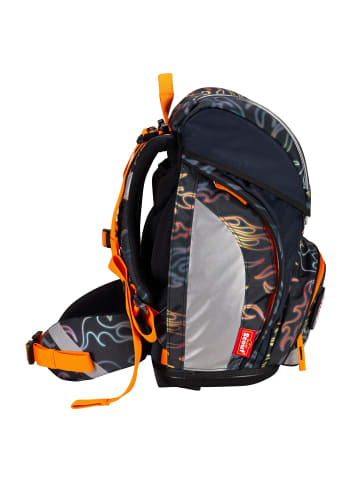 Scout Alpha Safety Light Schulranzen-Set 5-teilig Flames