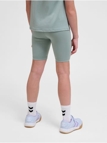 Hummel Tight Kurze Hose Hmlluna Gymnastik Mädchen in ICEBERG GREEN