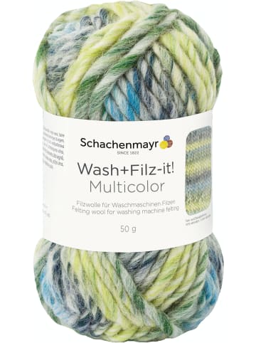 Schachenmayr since 1822 Filzgarne Wash+Filz-it! Multicolor, 50g in Pastell-gelb