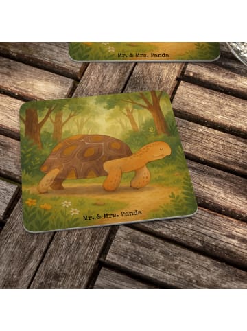Mr. & Mrs. Panda Tassenuntersetzer Schildkröte MHerzieren Desig... in Weiß
