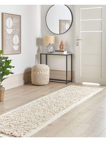 Beliani Shaggy BITLIS in Beige - (W) 80 x (L) 300 cm